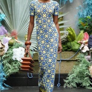 Staud Mare Crochet Dress